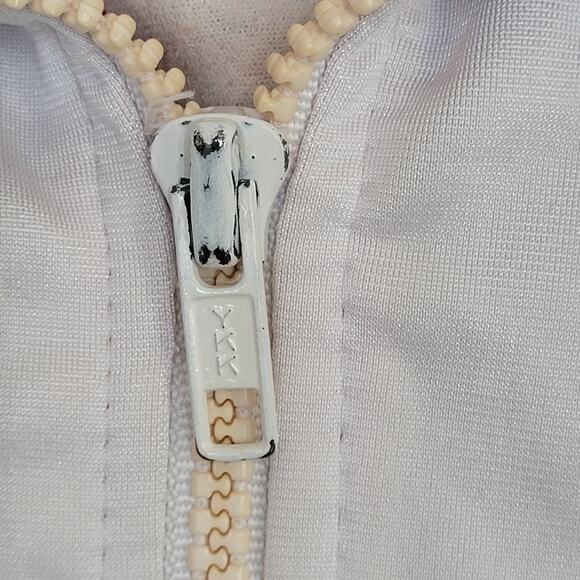 Vintage 80s Footlocker Track Jacket Womens Medium 19x24 Red - Picture 10 of 11